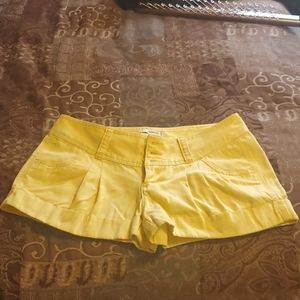 Shorts  Sz 8.  Express Brand.  True Yellow in color.